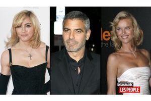  Madonna, George Clooney et Eva Herzigova