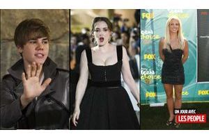  Justin Bieber, Winona Ryder et Britney Spears.