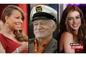  Mariah Carey, Hugh Hefner et Anne Hathaway