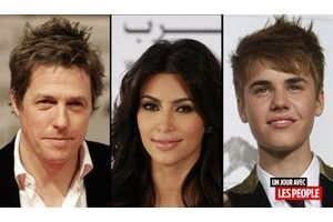  Hugh Grant, Kim Kardashian et Justin Bieber