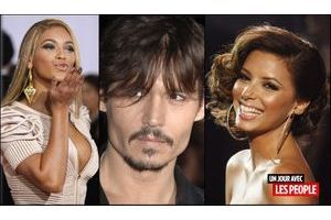  Beyonce, Johnny Depp, Eva Longoria
