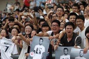 La Beckham-mania s'empare de la Chine