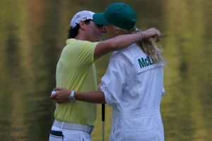 Rory McIllroy et Caroline Wozniacki, en avril dernier à Augusta.