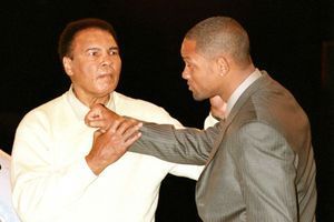 Mohamed Ali et Will Smith en Floride, 2003