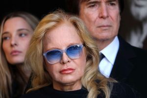 Sylvie Vartan à l'enterrement de Johnny Hallyday à l'église de la Madeleine le 9 décembre 2017