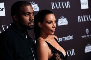Kanye West et Kim Kardashian (photo d'illustration)