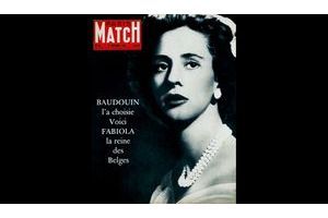 Fabiola en couverture de Paris Match, en 1960