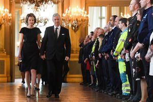 Deux mois après les attentats de Bruxelles, l'hommage de la famille royale