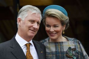 La reine Mathilde et le roi des Belges Philippe à Luxembourg, le 17 octobre 2019 