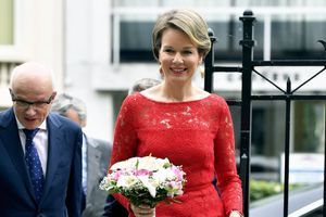La reine des Belges Mathilde à Bruxelles, le 16 juin 2016