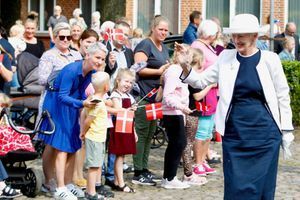 La reine Margrethe II de Danemark à Vejen, le 6 août 2021