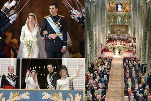 Au mariage du prince Felipe d’Espagne et de Letizia Ortiz, il y a 15 ans