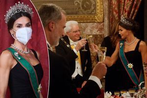 Letizia, majestueuse parée du diadème «russe» pour le président italien