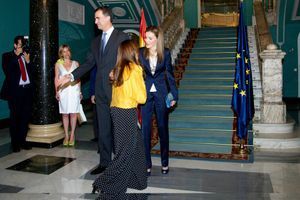 Le roi Felipe VI et la reine Letizia contre le terrorisme