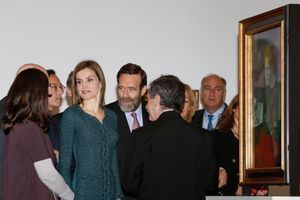 Letizia en visite au Musée de la Reina Sofia