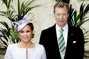 La grande-duchesse Maria Teresa et le grand-duc Henri de Luxembourg, le 23 juin 2018 