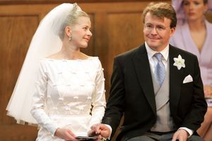 Le prince Friso et Mabel, le jour de leur mariage, le 24 avril 2004. 