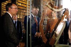 Maxima et Willem-Alexander ont vu l’un des trésors irlandais