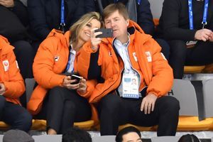 Maxima et Willem-Alexander des Pays-Bas à Pyeongchang, le 10 février 2018