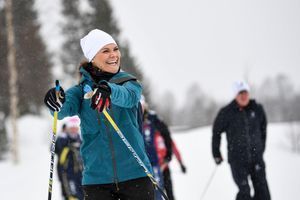 Victoria reprend ses randonnées … en chaussant ses skis
