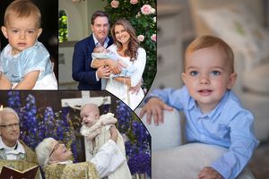 Le petit prince Nicolas de Suède a 1 an