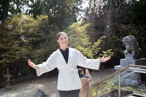 Victoria, zen pour son dernier jour au Japon