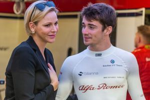 Charlène est allée à Abu Dhabi pour soutenir Charles Leclerc