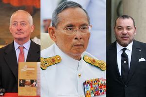 Hans-Adam de Liechtenstein le 20 mai 2014, le roi Bhumibol Adulyadej de Thaïlande le 9 juin 2012 et le roi Mohammed VI du Maroc le 9 février 2015