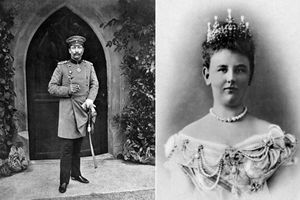 L’empereur d’Allemagne et roi de Prusse Guillaume II en 1918 – La reine Wilhelmine des Pays-Bas