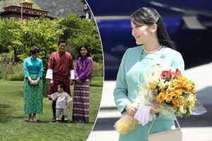 La princesse Mako a rencontré le Royal Baby du Bhoutan