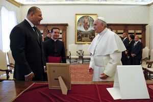 Le pape François a rencontré le roi Tupou VI du Tonga