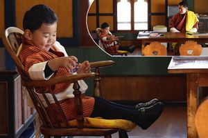 Le prince Jigme Namgyel Wangchuck, Royal Baby du Bhoutan. Photo diffusée le 31 janvier 2018