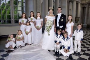 Catharina-Amalia, Ingrid Alexandra, Christian au mariage de Victoria, il y a 10 ans