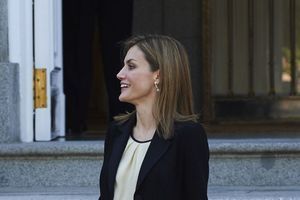Letizia, chic et rieuse pour le couple présidentiel colombien 