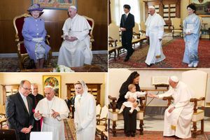 Quand les "Royals" rencontraient le pape François au Vatican