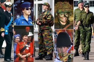 Quand reines et princesses arborent une tenue militaire