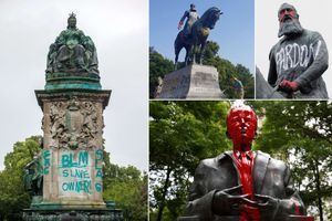 Victoria, Léopold II, Baudouin, plusieurs de leurs statues dégradées