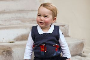 Le prince George à Kensington Palace à Londres, en novembre 2014 