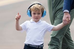 Le prince George au Royal International Air Tattoo sur la base de la RAF Fairford, le 8 juillet 2016