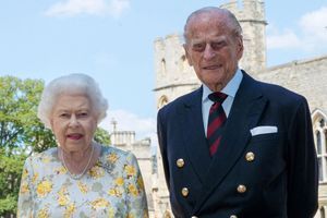 La reine Elizabeth II et le prince Philip en juin 2020