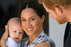 Meghan Markle, le prince Harry et le petit Archie, en septembre 2019.