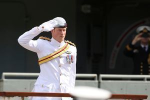 Harry rend hommage à la marine australienne