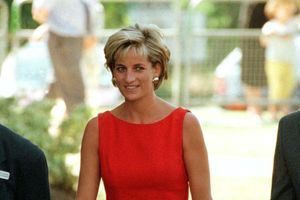 La princesse Diana, lors de sa visite au Northwick Park Hospital de Londres, le 21 juillet 1997