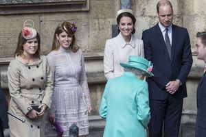 Kate, William et la famille royale réunis pour la messe de Pâques