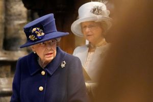 La reine Elizabeth II, le 12 octobre 2021.