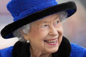 La reine Elizabeth II, le 16 octobre 2021 