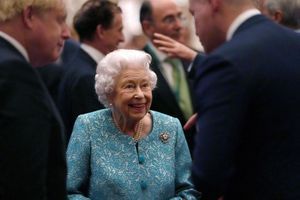 La reine Elizabeth II le 19 octobre 2021. 