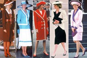 Lady Diana, en 23 looks bicolores