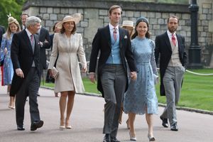 Pippa Middleton de mariage avec Harry et la reine à Windsor