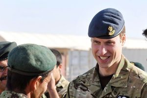 William au Camp Bastion de la province du Helmand en Afghanistan, en 2010